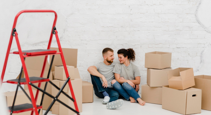 couple moving
